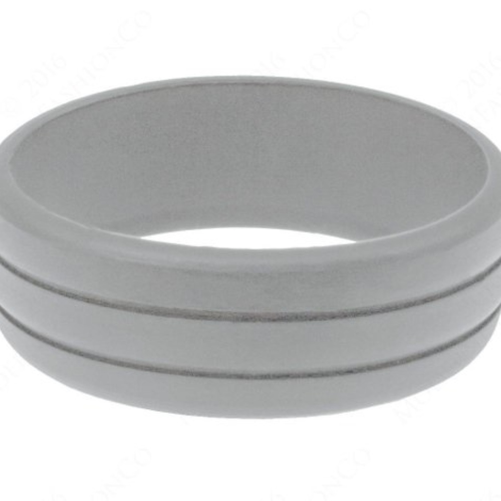 Silicone Wedding Band ( Set of 2 )
